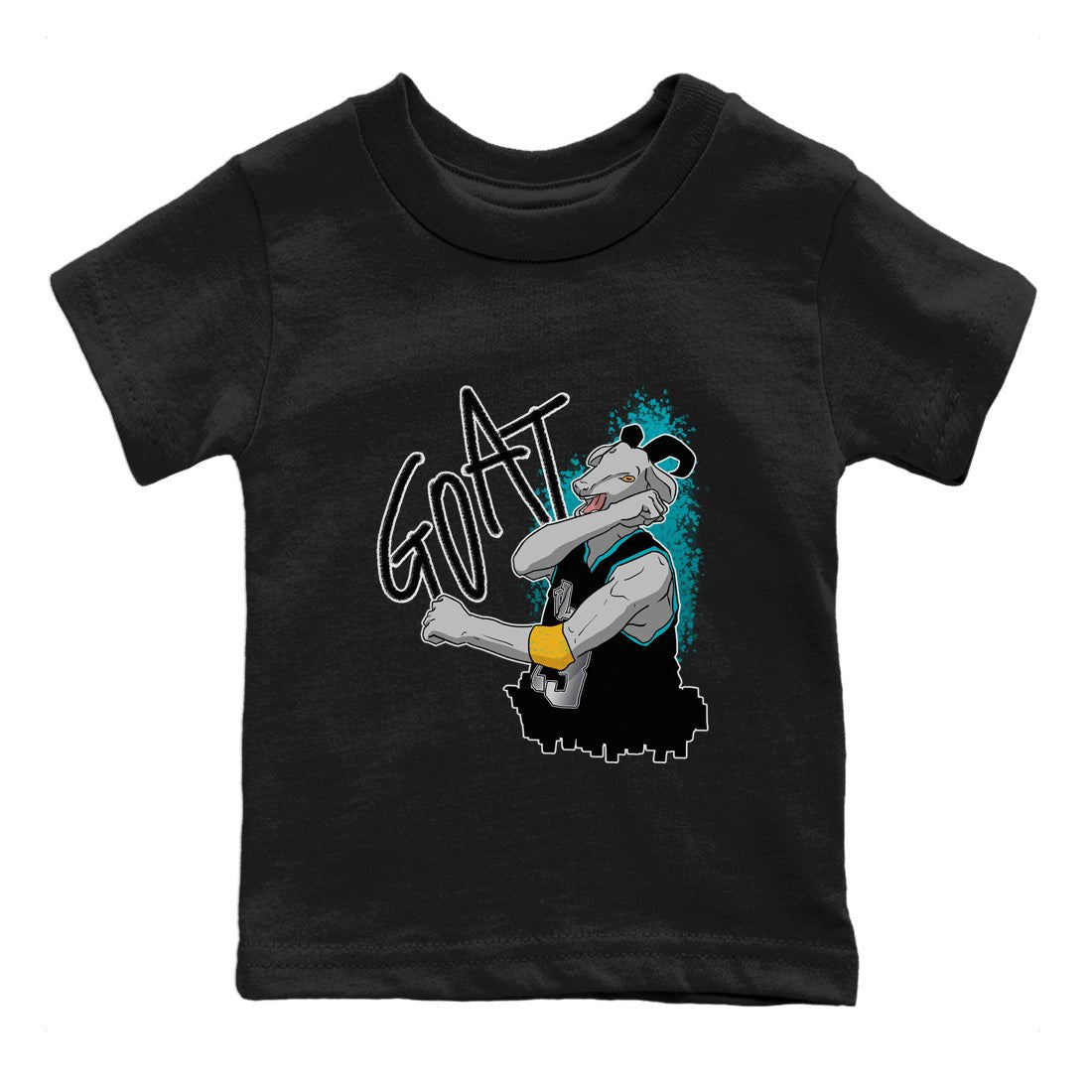 Jordan 5 Aqua Sneaker Match Tees Screaming Goat Sneaker Tees Jordan 5 Aqua Sneaker Release Tees Kids Shirts