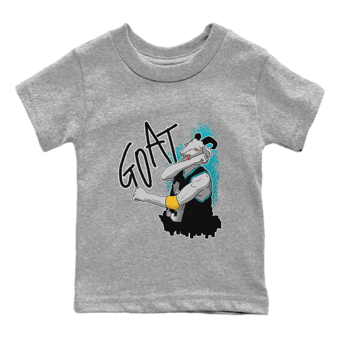 Jordan 5 Aqua Sneaker Match Tees Screaming Goat Sneaker Tees Jordan 5 Aqua Sneaker Release Tees Kids Shirts