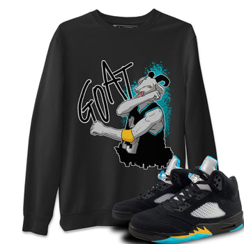 Jordan 5 Aqua Sneaker Match Tees Screaming Goat Sneaker Tees Jordan 5 Aqua Sneaker Release Tees Unisex Shirts
