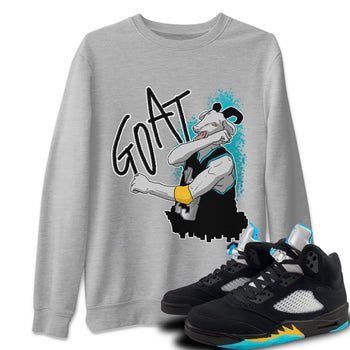 Jordan 5 Aqua Sneaker Match Tees Screaming Goat Sneaker Tees Jordan 5 Aqua Sneaker Release Tees Unisex Shirts
