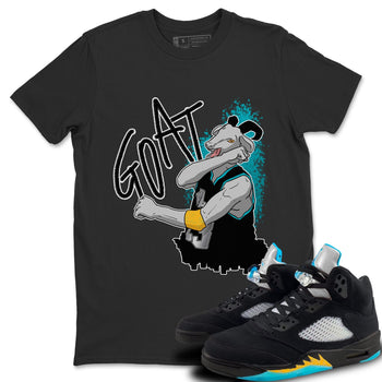 Jordan 5 Aqua Sneaker Match Tees Screaming Goat Sneaker Tees Jordan 5 Aqua Sneaker Release Tees Unisex Shirts
