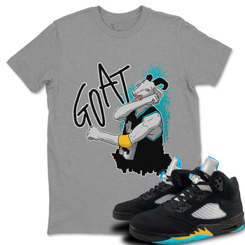 Jordan 5 Aqua Sneaker Match Tees Screaming Goat Sneaker Tees Jordan 5 Aqua Sneaker Release Tees Unisex Shirts