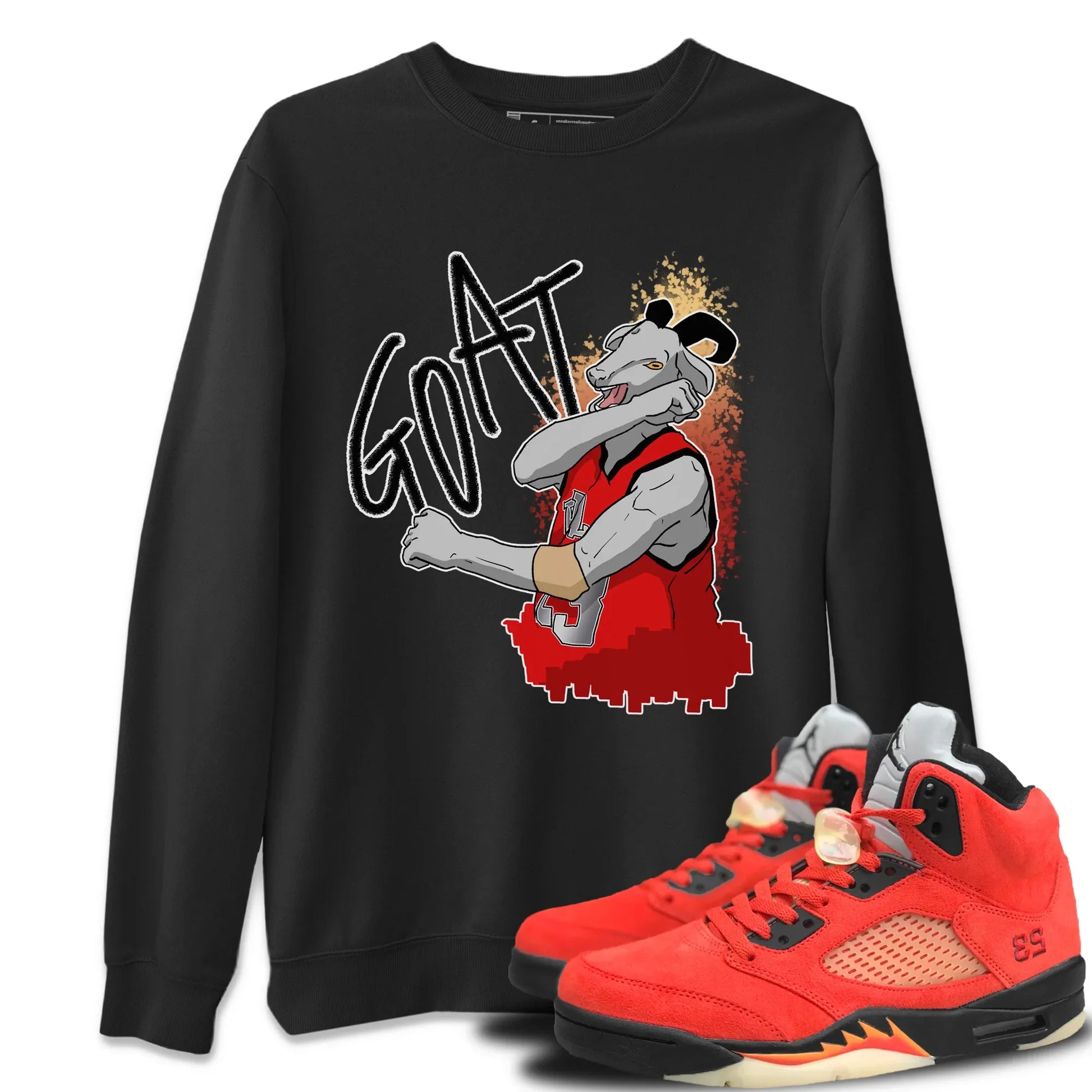Jordan 5 Mars For Her Sneaker Match Tees Screaming Goat Sneaker Tees Jordan 5 Mars For Her Sneaker Release Tees Unisex Shirts