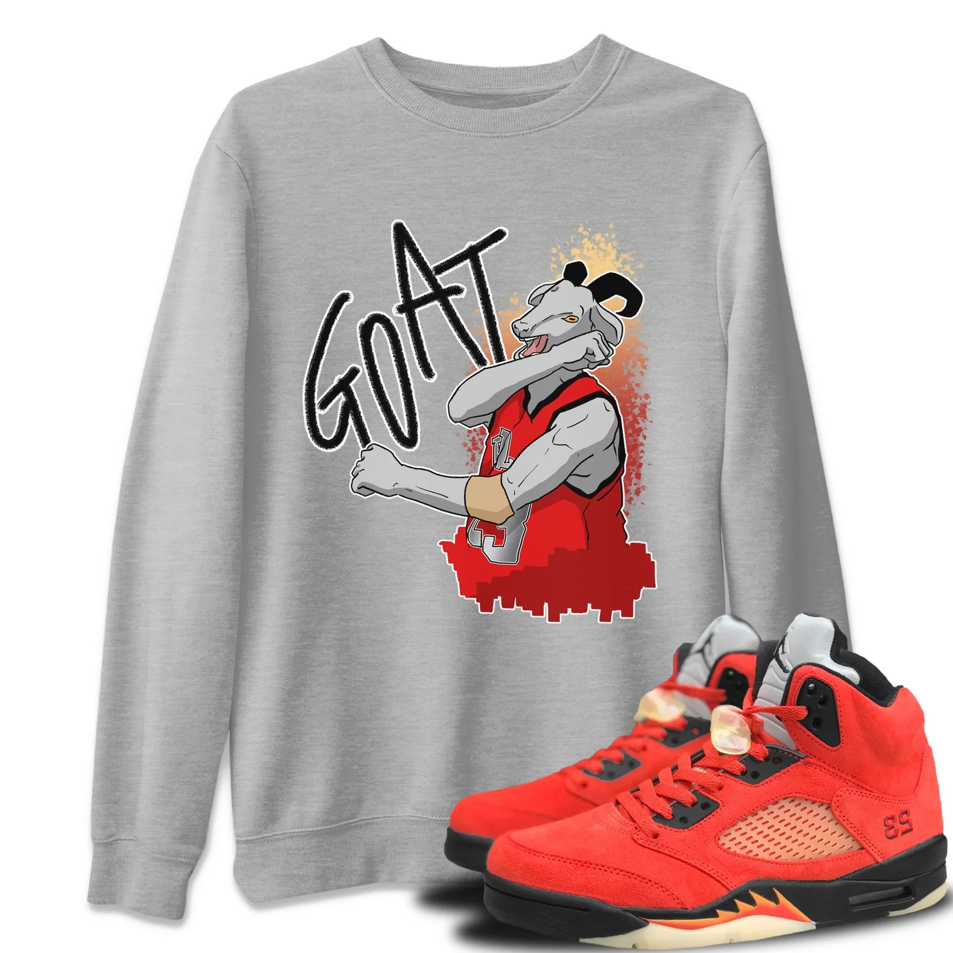 Jordan 5 Mars For Her Sneaker Match Tees Screaming Goat Sneaker Tees Jordan 5 Mars For Her Sneaker Release Tees Unisex Shirts