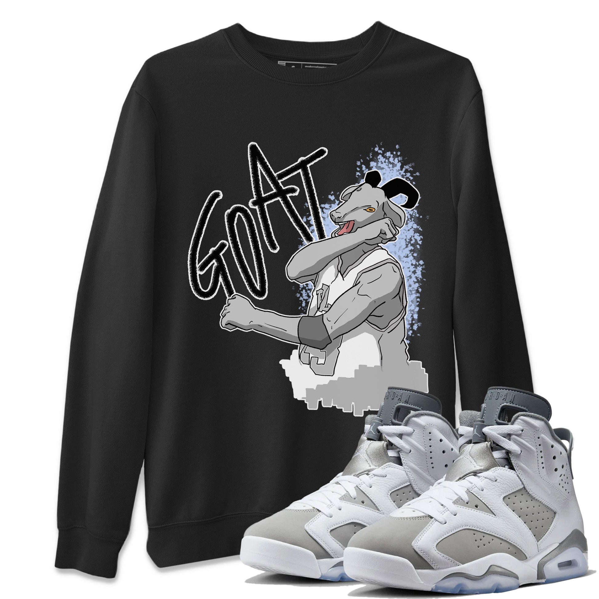 Jordan 6 Cool Grey Sneaker Match Tees Screaming Goat Sneaker Tees Jordan 6 Cool Grey Sneaker Release Tees Unisex Shirts