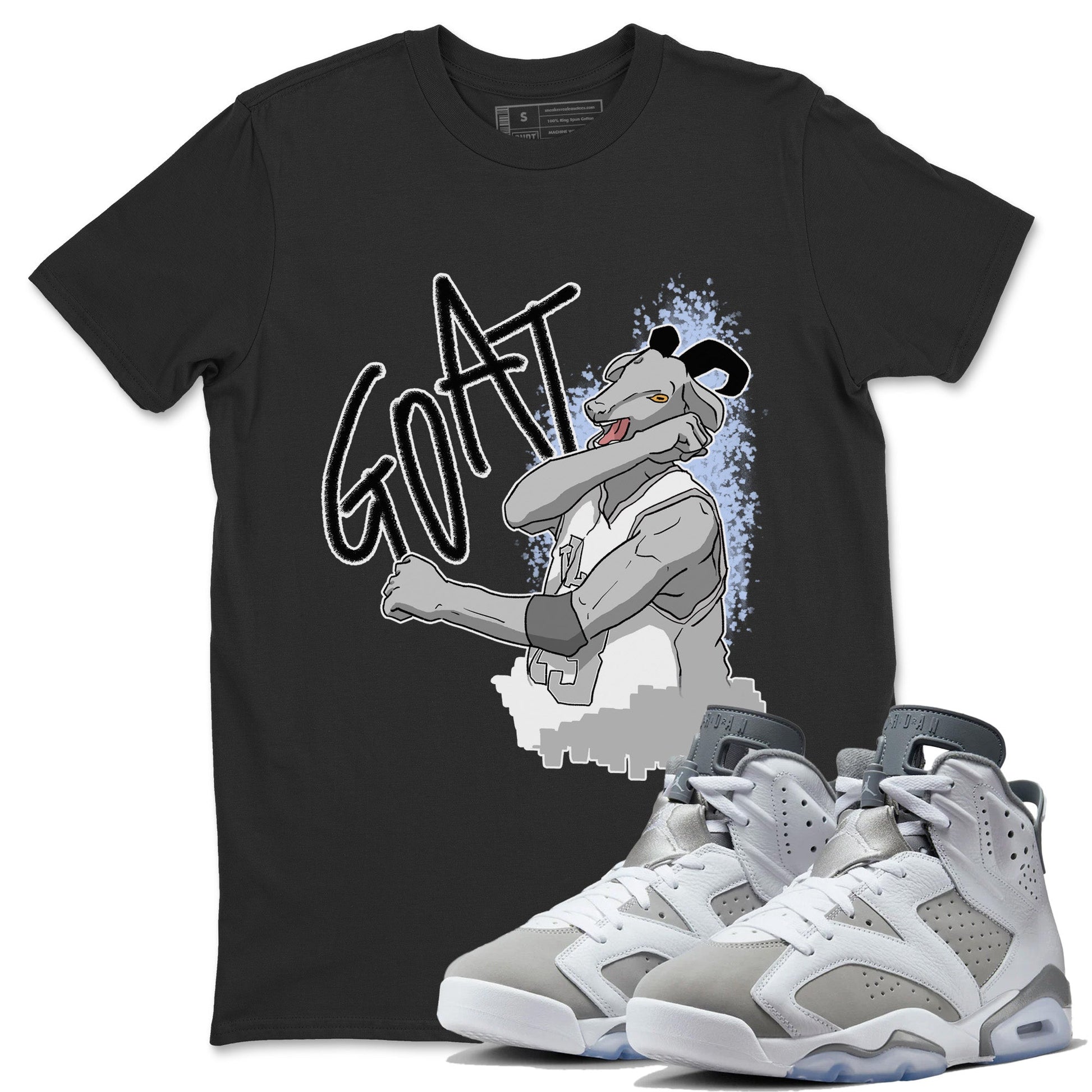 Jordan 6 Cool Grey Sneaker Match Tees Screaming Goat Sneaker Tees Jordan 6 Cool Grey Sneaker Release Tees Unisex Shirts