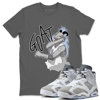 Jordan 6 Cool Grey Sneaker Match Tees Screaming Goat Sneaker Tees Jordan 6 Cool Grey Sneaker Release Tees Unisex Shirts