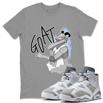 Jordan 6 Cool Grey Sneaker Match Tees Screaming Goat Sneaker Tees Jordan 6 Cool Grey Sneaker Release Tees Unisex Shirts