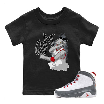 Jordan 9 Fire Red Sneaker Match Tees Screaming Goat Sneaker Tees Jordan 9 Fire Red Sneaker Release Tees Kids Shirts