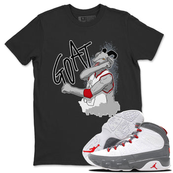 Jordan 9 Fire Red Sneaker Match Tees Screaming Goat Sneaker Tees Jordan 9 Fire Red Sneaker Release Tees Unisex Shirts