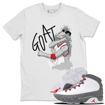Jordan 9 Fire Red Sneaker Match Tees Screaming Goat Sneaker Tees Jordan 9 Fire Red Sneaker Release Tees Unisex Shirts