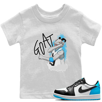 Jordan 1 Powder Blue Sneaker Match Tees Screaming Goat Sneaker Tees Jordan 1 Powder Blue Sneaker Release Tees Kids Shirts