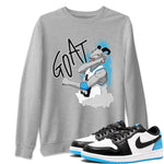 Jordan 1 Powder Blue Sneaker Match Tees Screaming Goat Sneaker Tees Jordan 1 Powder Blue Sneaker Release Tees Unisex Shirts