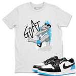 Jordan 1 Powder Blue Sneaker Match Tees Screaming Goat Sneaker Tees Jordan 1 Powder Blue Sneaker Release Tees Unisex Shirts