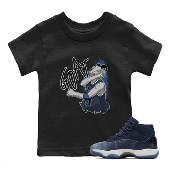 Jordan 11 Midnight Navy Sneaker Match Tees Screaming Goat Sneaker Tees Jordan 11 Midnight Navy Sneaker Release Tees Kids Shirts