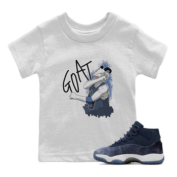 Jordan 11 Midnight Navy Sneaker Match Tees Screaming Goat Sneaker Tees Jordan 11 Midnight Navy Sneaker Release Tees Kids Shirts