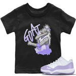 Jordan 11 Pure Violet Sneaker Match Tees Screaming Goat Sneaker Tees Jordan 11 Pure Violet Sneaker Release Tees Kids Shirts