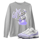 Jordan 11 Pure Violet Sneaker Match Tees Screaming Goat Sneaker Tees Jordan 11 Pure Violet Sneaker Release Tees Unisex Shirts