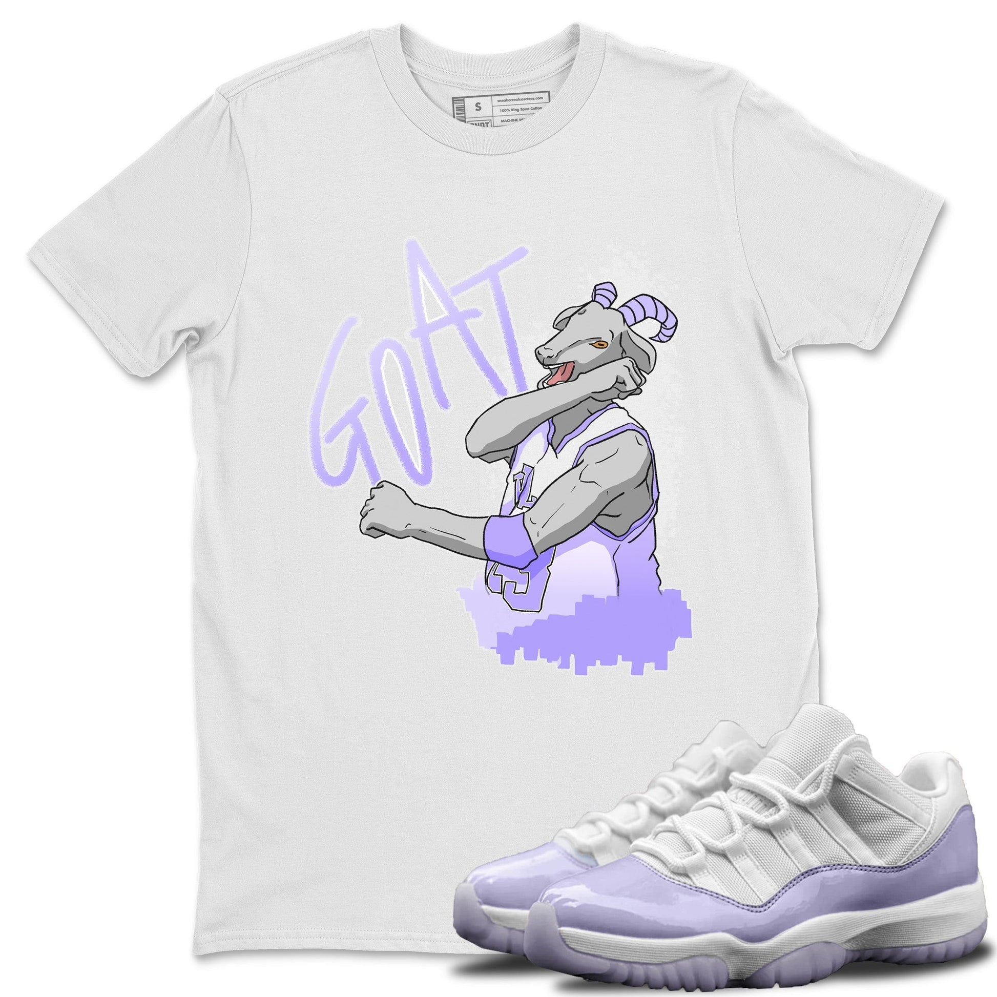 Jordan 11 Pure Violet Sneaker Match Tees Screaming Goat Sneaker Tees Jordan 11 Pure Violet Sneaker Release Tees Unisex Shirts
