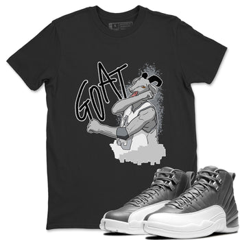 Jordan 12 Stealth Sneaker Match Tees Screaming Goat Sneaker Tees Jordan 12 Stealth Sneaker Release Tees Unisex Shirts