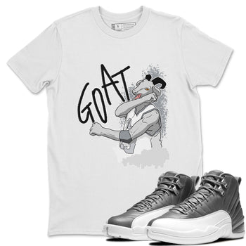 Jordan 12 Stealth Sneaker Match Tees Screaming Goat Sneaker Tees Jordan 12 Stealth Sneaker Release Tees Unisex Shirts