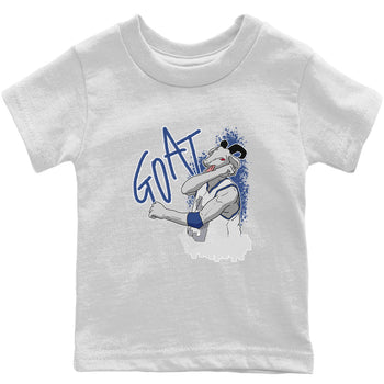 Jordan 13 French Blue Sneaker Match Tees Screaming Goat Sneaker Tees Jordan 13 French Blue Sneaker Release Tees Kids Shirts