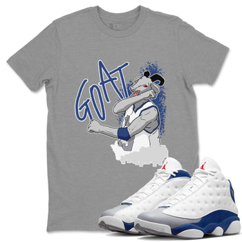 Jordan 13 French Blue Sneaker Match Tees Screaming Goat Sneaker Tees Jordan 13 French Blue Sneaker Release Tees Unisex Shirts