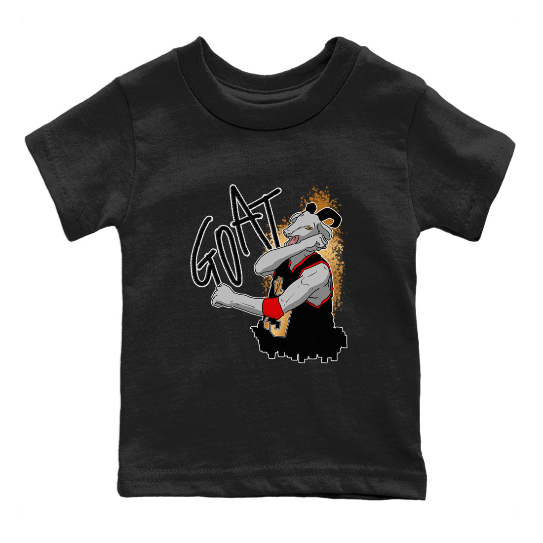 Jordan 3 Black Gold Sneaker Match Tees Screaming Goat Sneaker Tees Jordan 3 Black Gold Sneaker Release Tees Kids Shirts