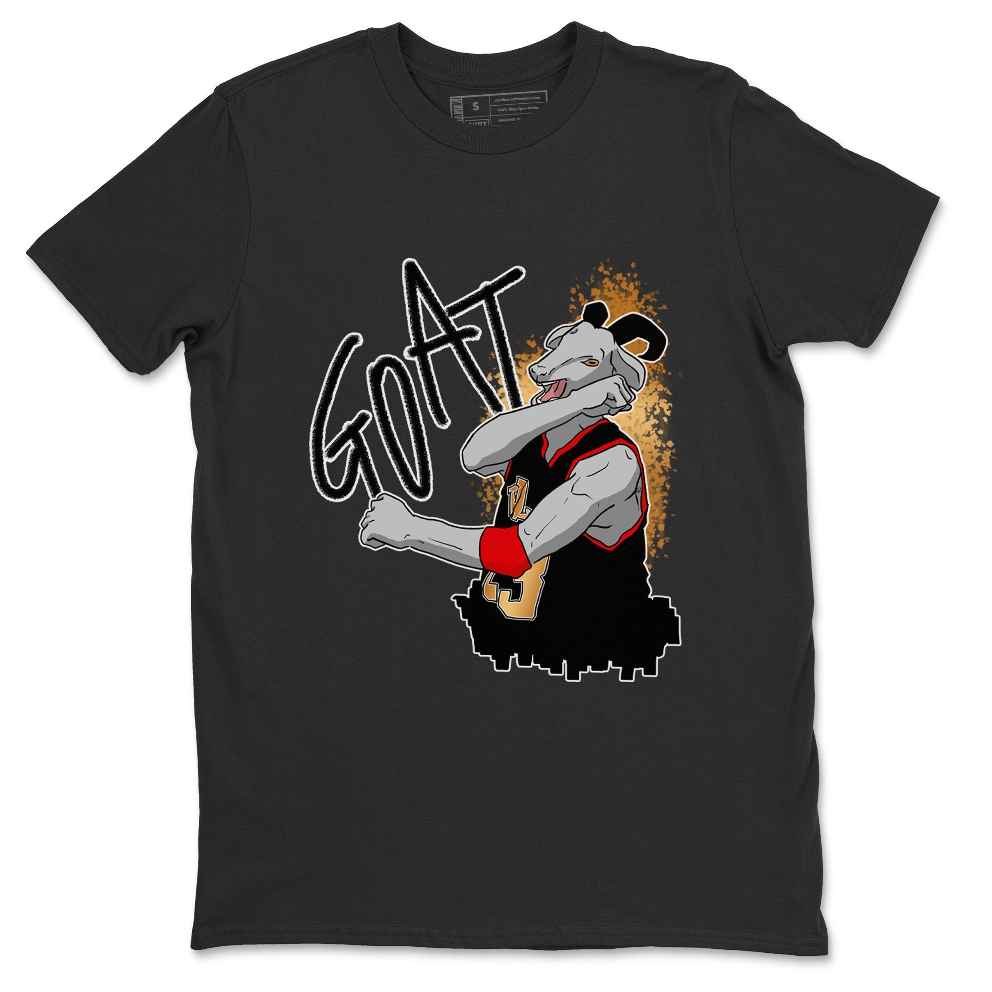 Jordan 3 Black Gold Sneaker Match Tees Screaming Goat Sneaker Tees Jordan 3 Black Gold Sneaker Release Tees Unisex Shirts