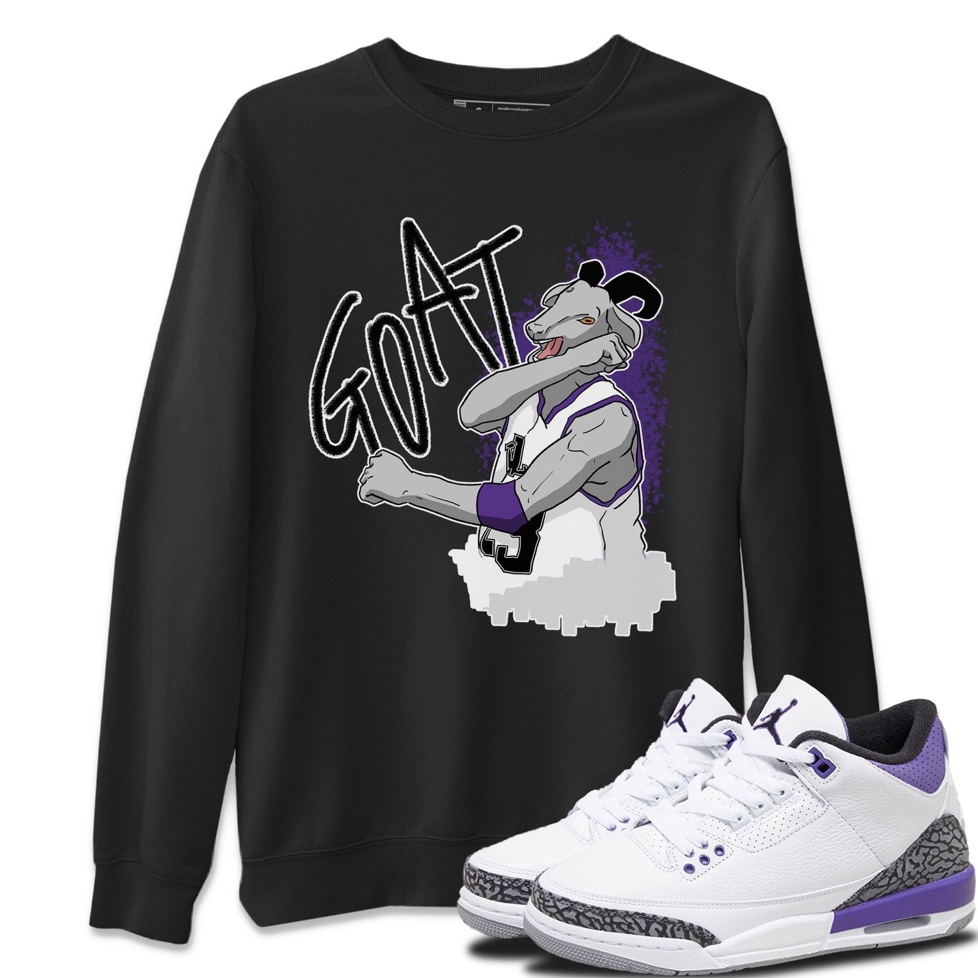 Jordan 3 Dark Iris Sneaker Match Tees Screaming Goat Sneaker Tees Jordan 3 Dark Iris Sneaker Release Tees Unisex Shirts