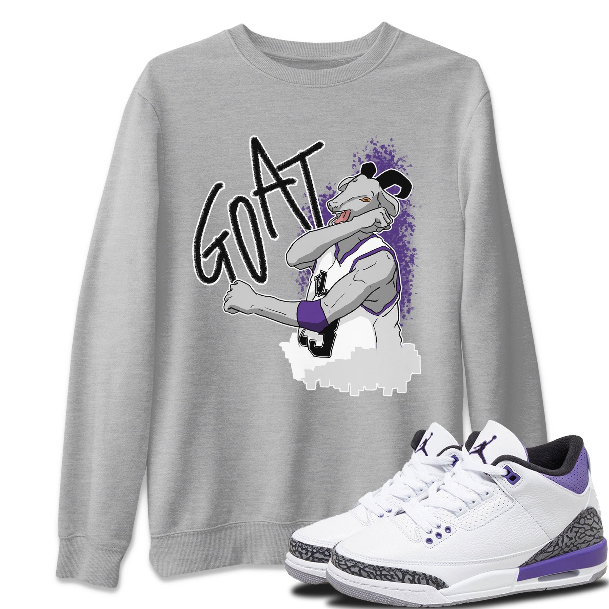 Jordan 3 Dark Iris Sneaker Match Tees Screaming Goat Sneaker Tees Jordan 3 Dark Iris Sneaker Release Tees Unisex Shirts