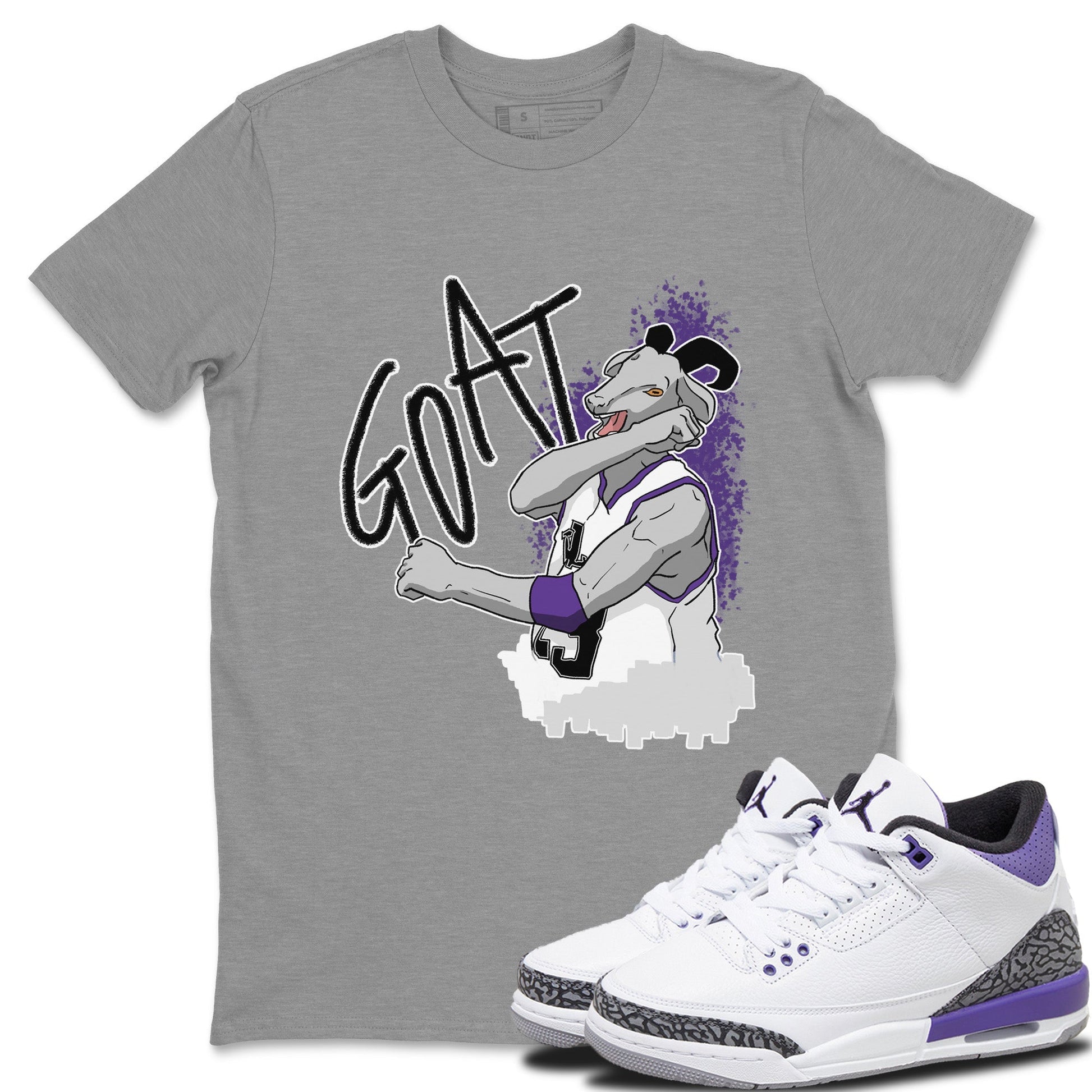 Jordan 3 Dark Iris Sneaker Match Tees Screaming Goat Sneaker Tees Jordan 3 Dark Iris Sneaker Release Tees Unisex Shirts