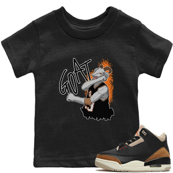 Jordan 3 Desert Elephant Sneaker Match Tees Screaming Goat Sneaker Tees Jordan 3 Desert Elephant Sneaker Release Tees Kids Shirts