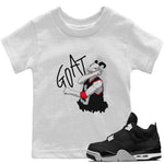 Jordan 4 Black Canvas Sneaker Match Tees Screaming Goat Sneaker Tees Jordan 4 Black Canvas Sneaker Release Tees Kids Shirts