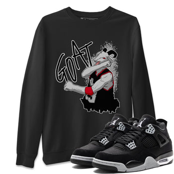 Jordan 4 Black Canvas Sneaker Match Tees Screaming Goat Sneaker Tees Jordan 4 Black Canvas Sneaker Release Tees Unisex Shirts