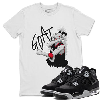 Jordan 4 Black Canvas Sneaker Match Tees Screaming Goat Sneaker Tees Jordan 4 Black Canvas Sneaker Release Tees Unisex Shirts