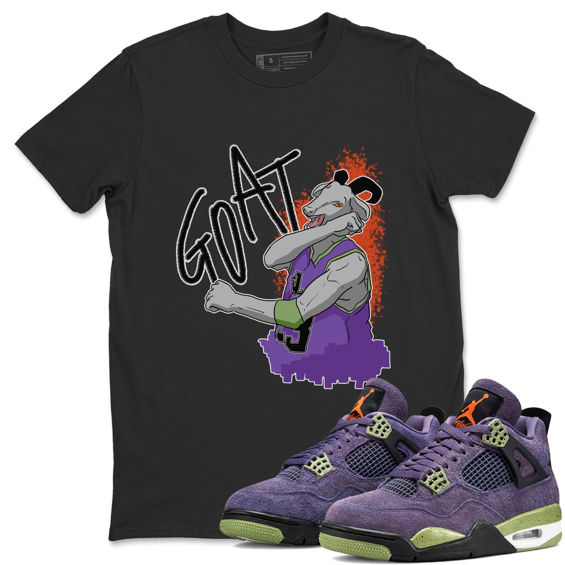 Jordan 4 Canyon Purple Sneaker Match Tees Screaming Goat Sneaker Tees Jordan 4 Canyon Purple Sneaker Release Tees Unisex Shirts
