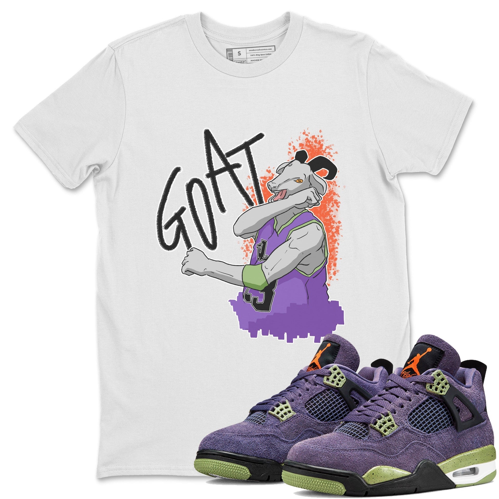 Jordan 4 Canyon Purple Sneaker Match Tees Screaming Goat Sneaker Tees Jordan 4 Canyon Purple Sneaker Release Tees Unisex Shirts