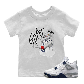 Jordan 4 Midnight Navy Sneaker Match Tees Screaming Goat Sneaker Tees Jordan 4 Midnight Navy Sneaker Release Tees Kids Shirts