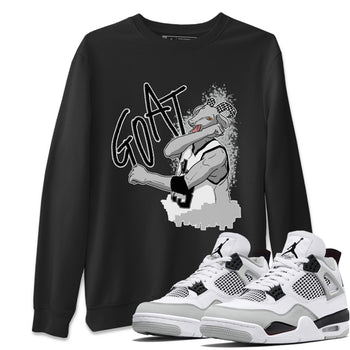 Jordan 4 Military Black Sneaker Match Tees Screaming Goat Sneaker Tees Jordan 4 Military Black Sneaker Release Tees Unisex Shirts