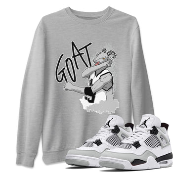 Jordan 4 Military Black Sneaker Match Tees Screaming Goat Sneaker Tees Jordan 4 Military Black Sneaker Release Tees Unisex Shirts