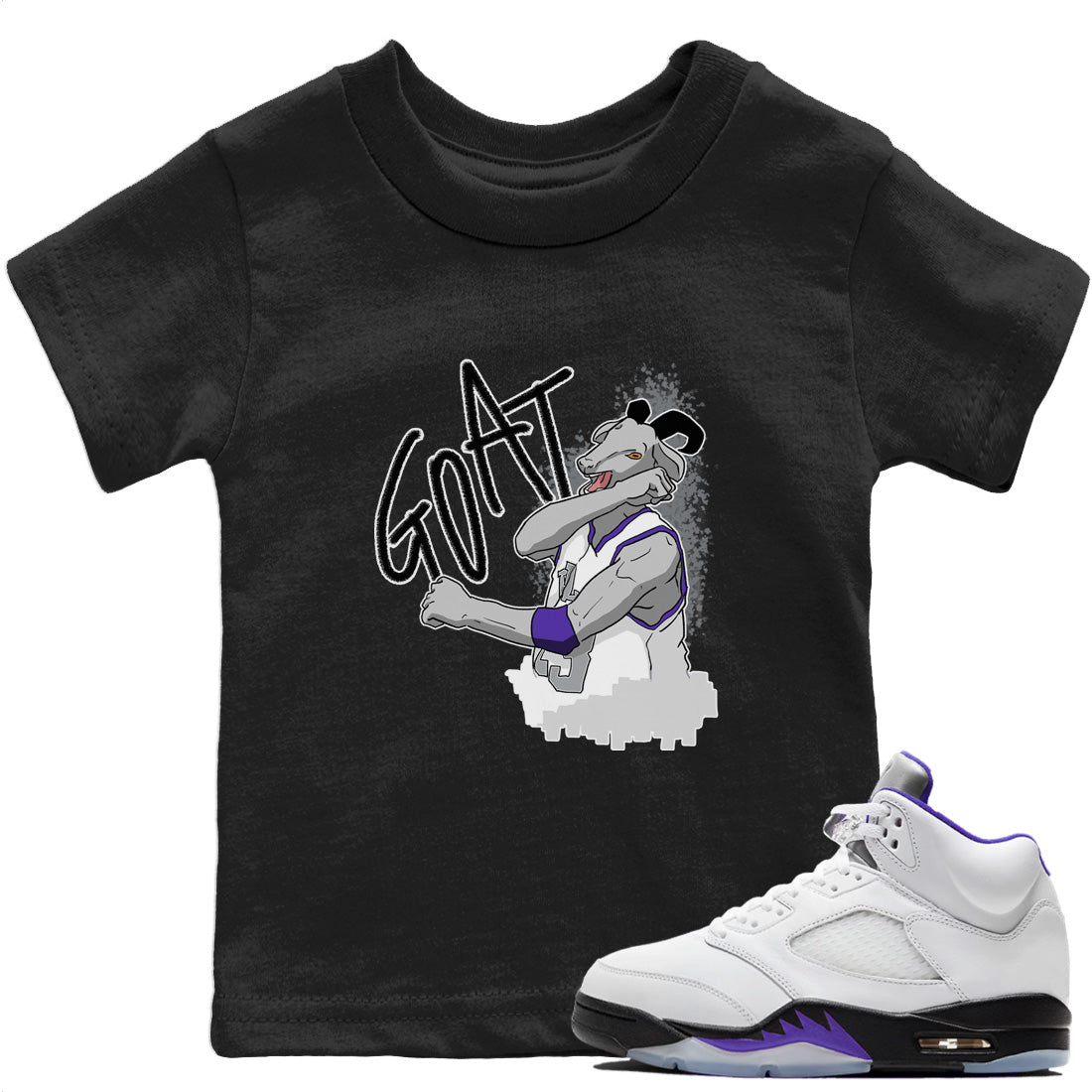 Jordan 5 Concord Sneaker Match Tees Screaming Goat Sneaker Tees Jordan 5 Concord Sneaker Release Tees Kids Shirts