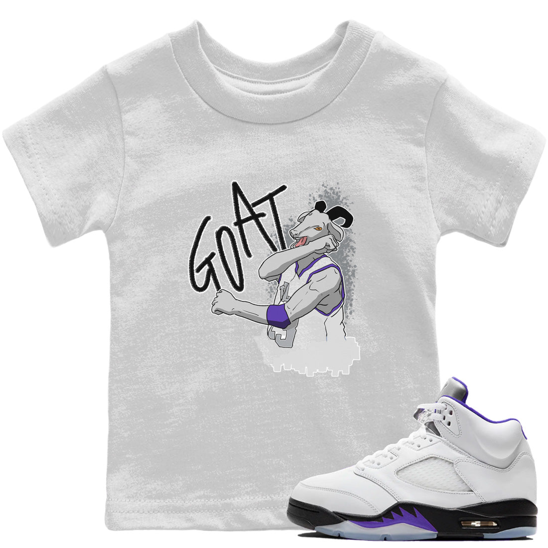 Jordan 5 Concord Sneaker Match Tees Screaming Goat Sneaker Tees Jordan 5 Concord Sneaker Release Tees Kids Shirts
