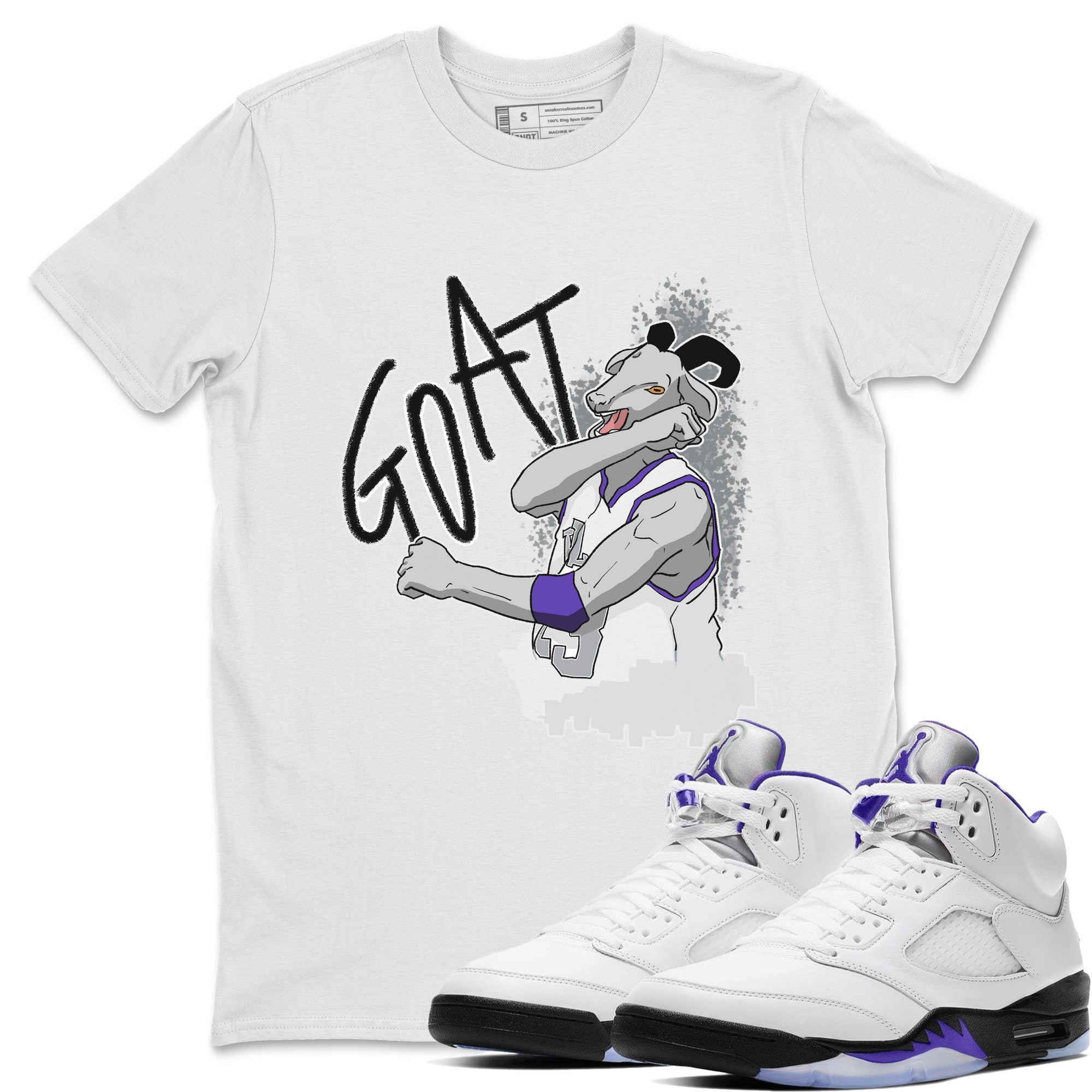 Jordan 5 Concord Sneaker Match Tees Screaming Goat Sneaker Tees Jordan 5 Concord Sneaker Release Tees Unisex Shirts
