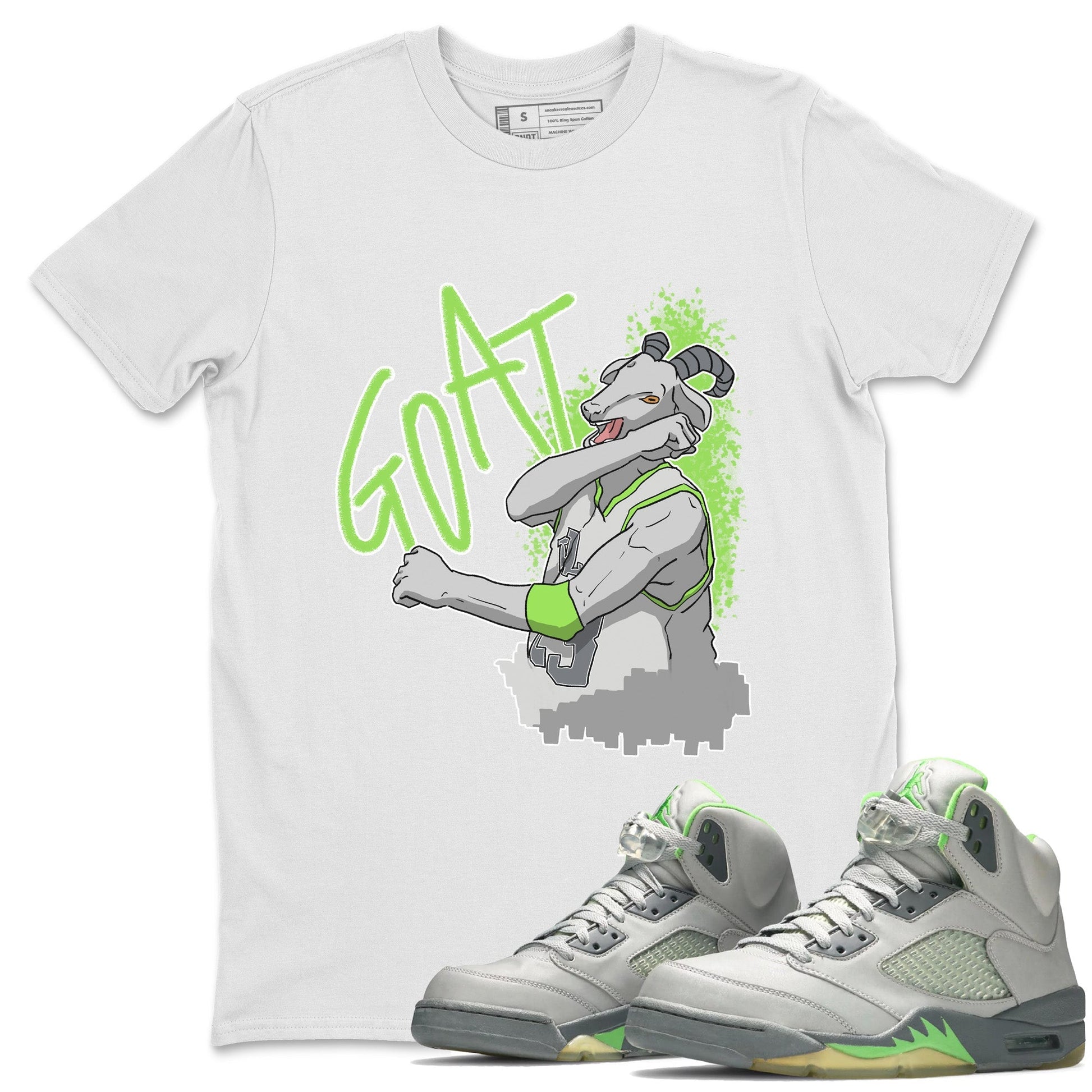 Jordan 5 Green Bean Sneaker Match Tees Screaming Goat Sneaker Tees Jordan 5 Green Bean Sneaker Release Tees Unisex Shirts