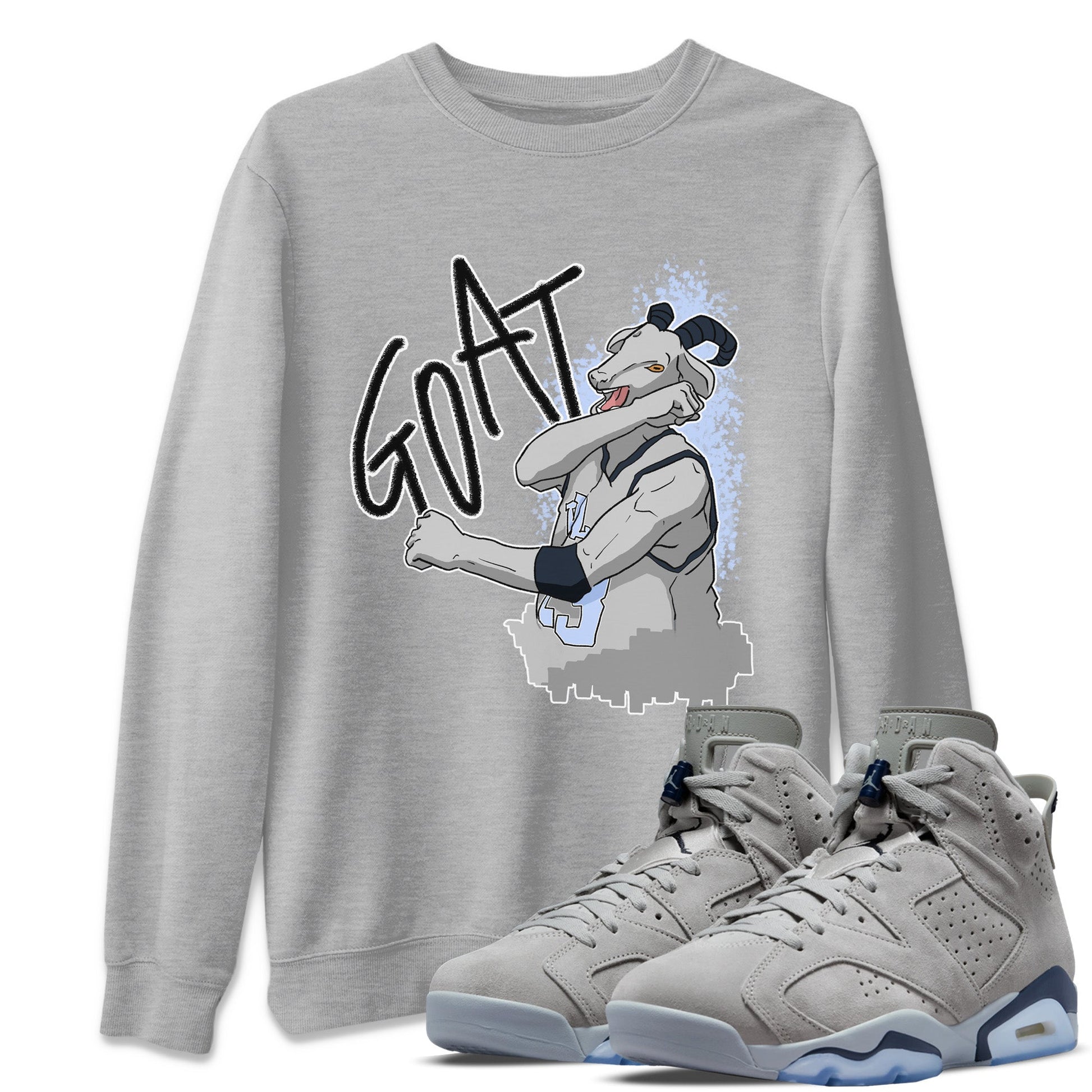 Jordan 6 Georgetown Sneaker Match Tees Screaming Goat Sneaker Tees Jordan 6 Georgetown Sneaker Release Tees Unisex Shirts