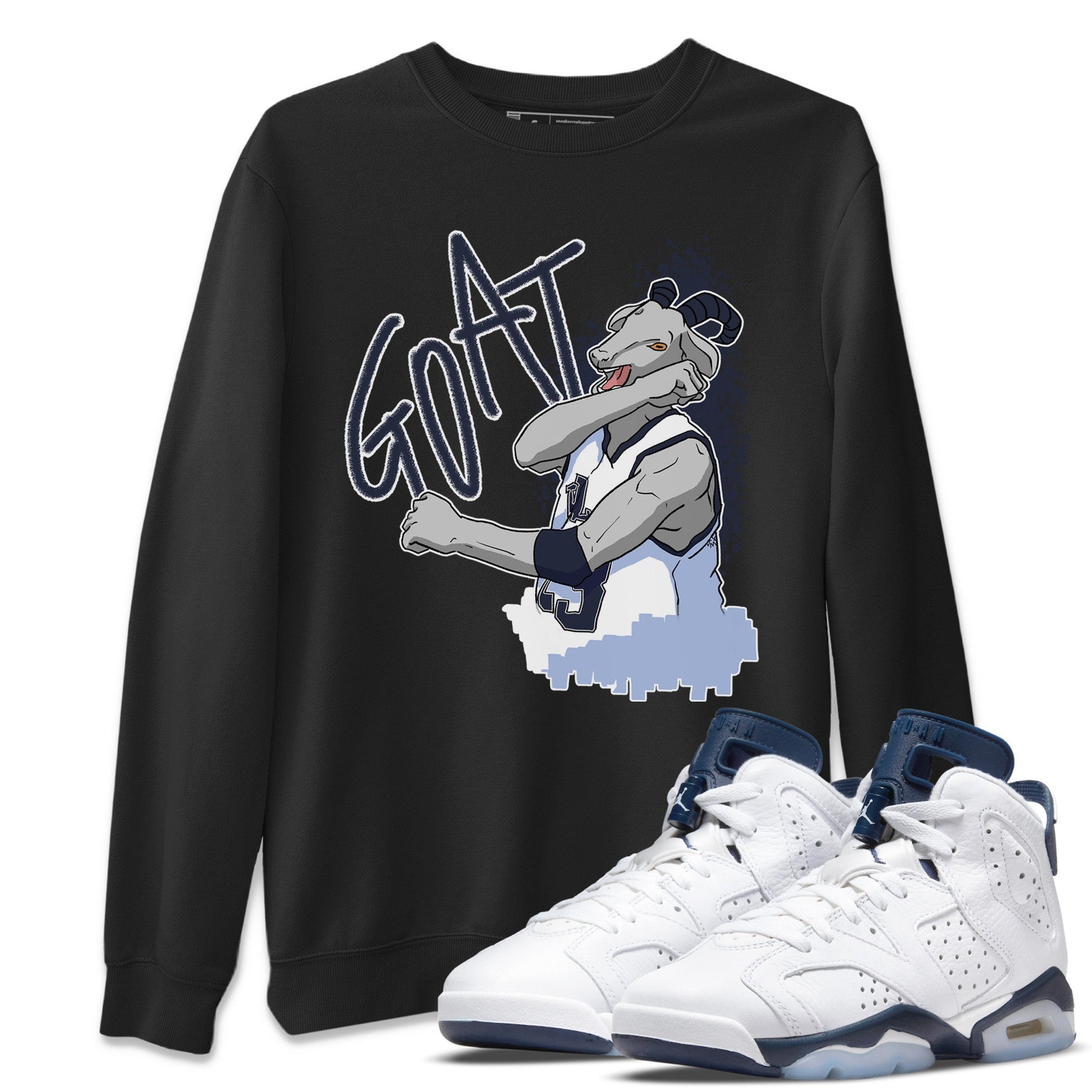 Jordan 6 Midnight Navy Sneaker Match Tees Screaming Goat Sneaker Tees Jordan 6 Midnight Navy Sneaker Release Tees Unisex Shirts