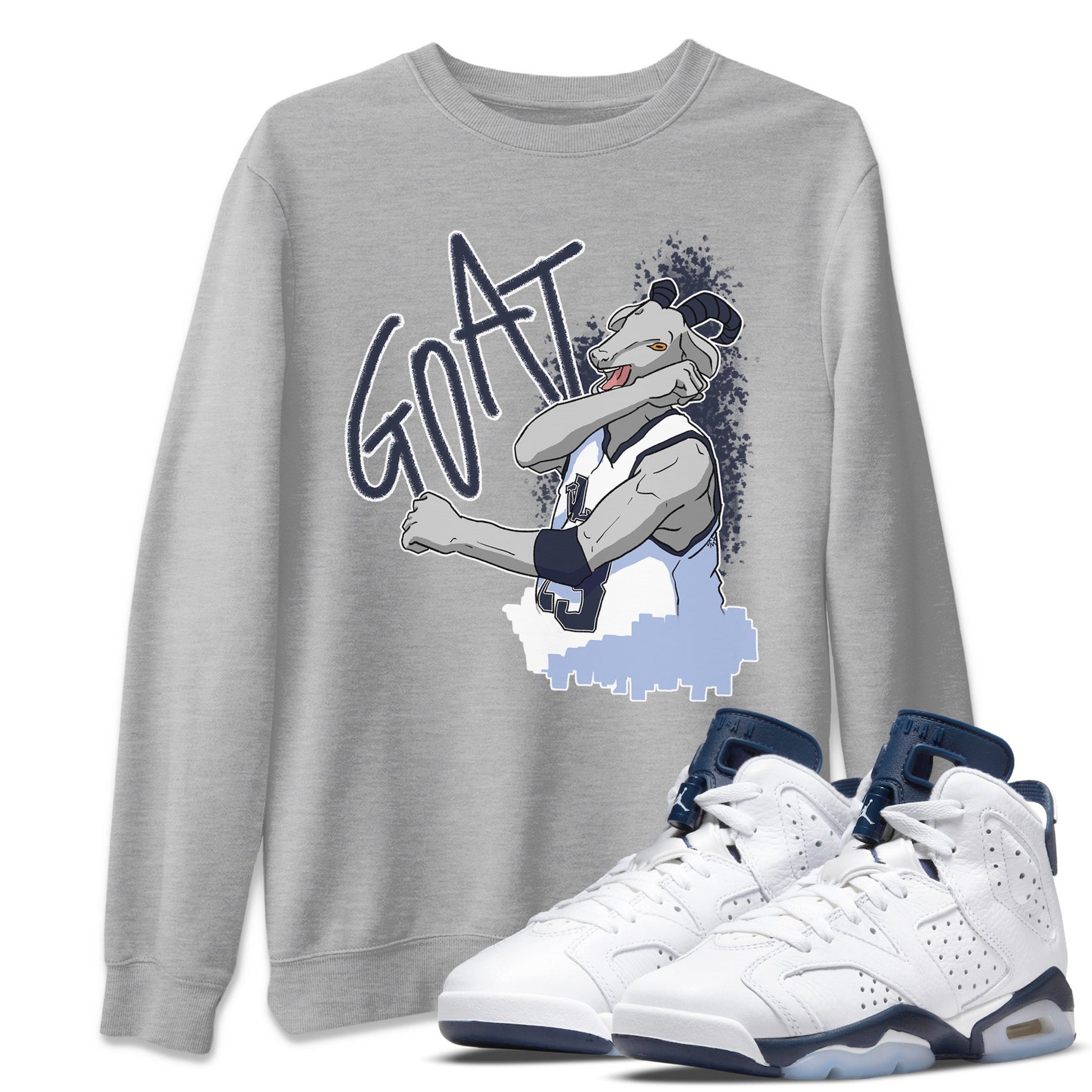 Jordan 6 Midnight Navy Sneaker Match Tees Screaming Goat Sneaker Tees Jordan 6 Midnight Navy Sneaker Release Tees Unisex Shirts