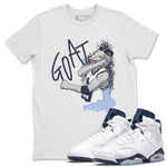 Jordan 6 Midnight Navy Sneaker Match Tees Screaming Goat Sneaker Tees Jordan 6 Midnight Navy Sneaker Release Tees Unisex Shirts