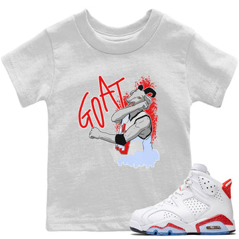 Jordan 6 Red Velvet Cookies Sneaker Match Tees Screaming Goat Sneaker Tees Jordan 6 Red Velvet Cookies Sneaker Release Tees Kids Shirts